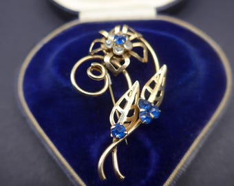 ヴィンテージ サイン入り フロレンツァ ブローチピン - ドーム型