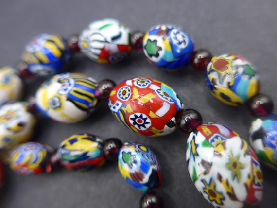 ベネチアンガラス ムラーノ フラワーベース 秘密の花園