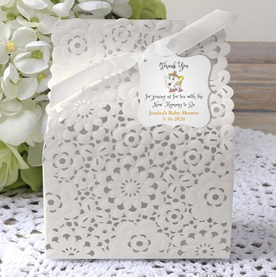 tea party baby shower favors