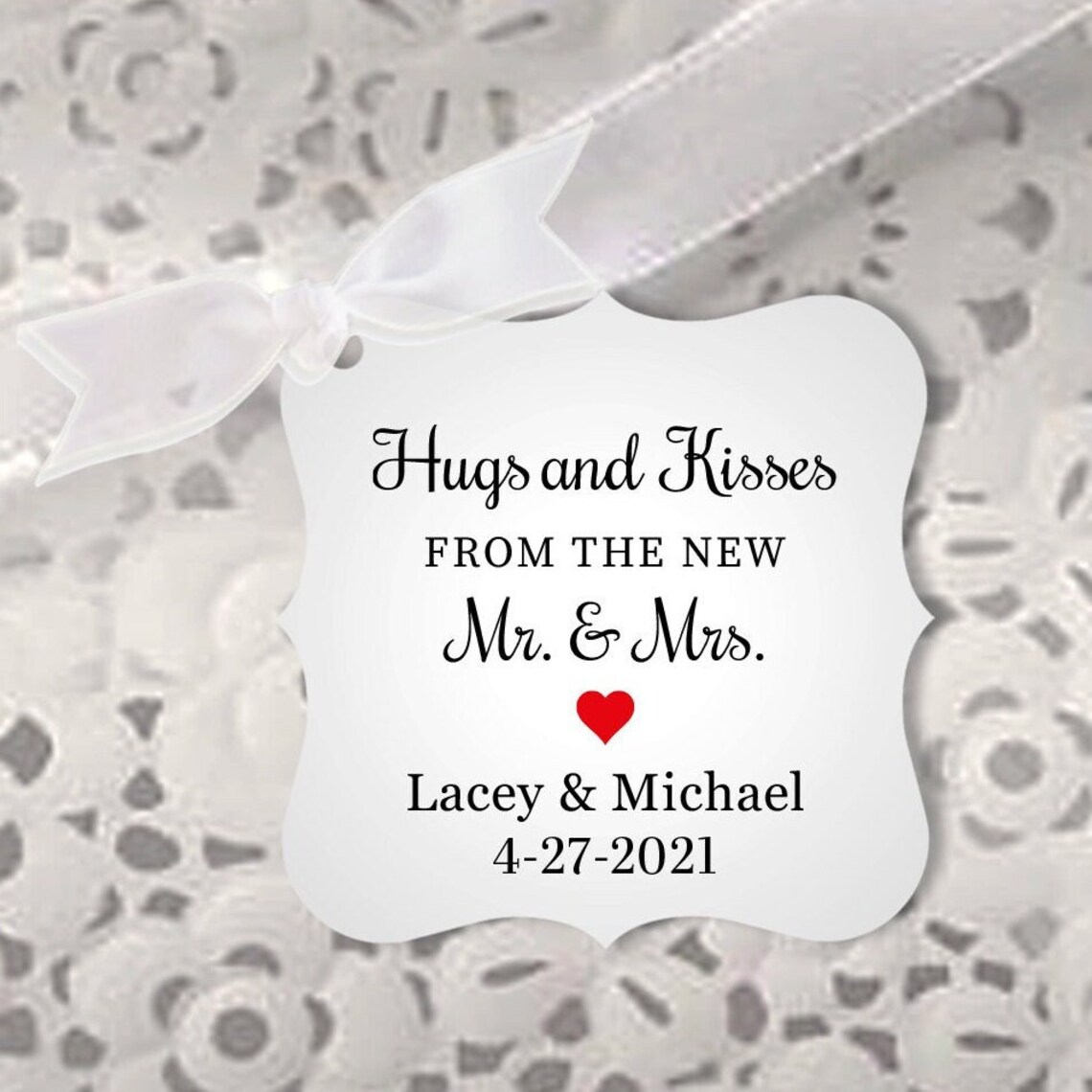 Kaart – Hugs and kisses to the new Mr & Mrs | Studio Thoés