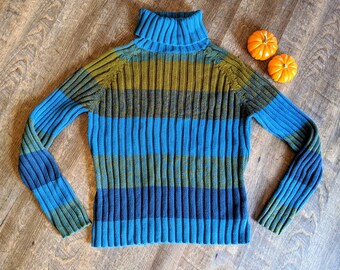 Blue green sweater | Etsy Blue green sweater | Etsy