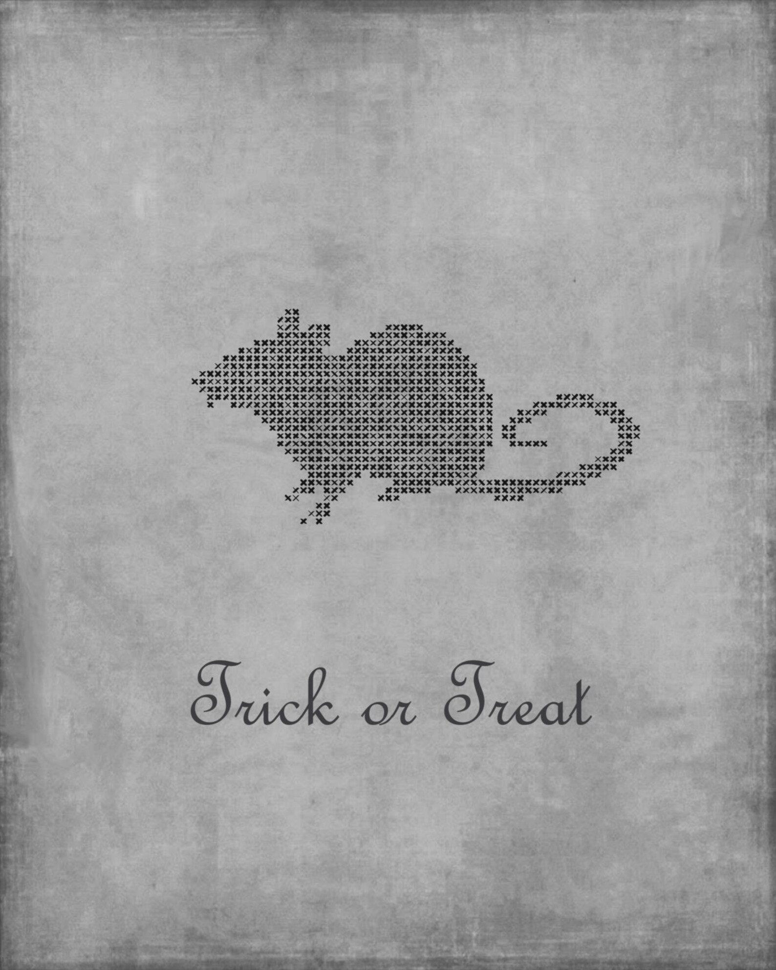 Trick or Treat Rat Printable Art, PDF Print, Instant Download, Halloween Decoration, Wall Art - Etsy