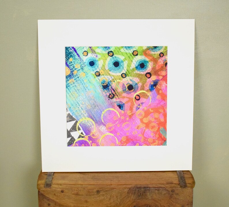 Abstract fine art print /'Carnival II/'