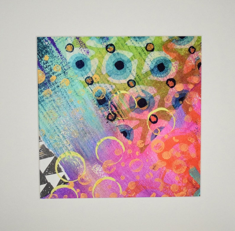 Abstract fine art print /'Carnival II/'