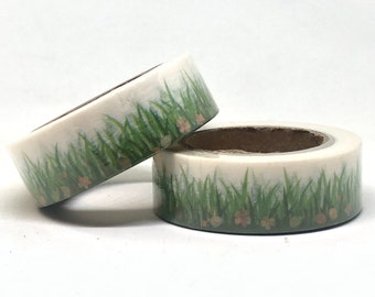 Grass & Flowers Washi Tape Roll