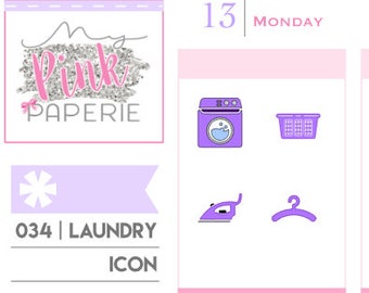 034 | Laundry Icon Stickers