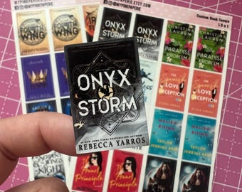 Custom Book Cover Stickers for reading journals, scrapbooking 1.5”x1”