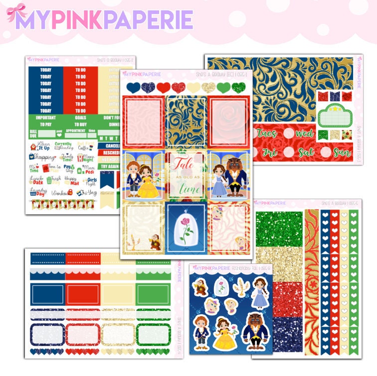 085 | She's A Beauty Deluxe 5 Page Weekly Kit