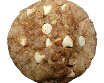 1/2 Dozen | Gourmet White Chocolate Cinnamon Bun Cookies | Ketogenic | Gluten Free | Sugar Free | Candied Pecans | Cinnabon Lovers Unite