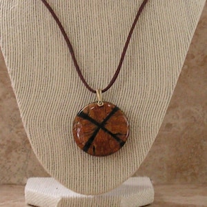 Wood Pendant Necklace