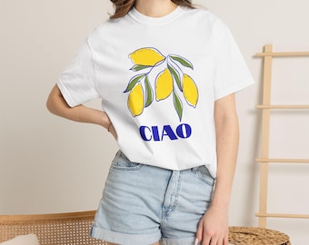Citronkvist Ciao T-shirt | Italiensk citrusgrafik T-shirt