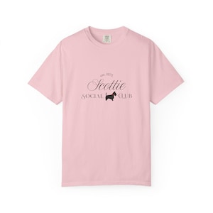 Scottie Social Club T-shirt | Scottie hundsilhuett, vintagestil bild 18