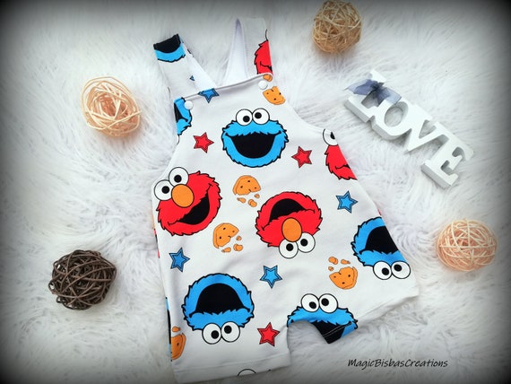 cookie monster romper