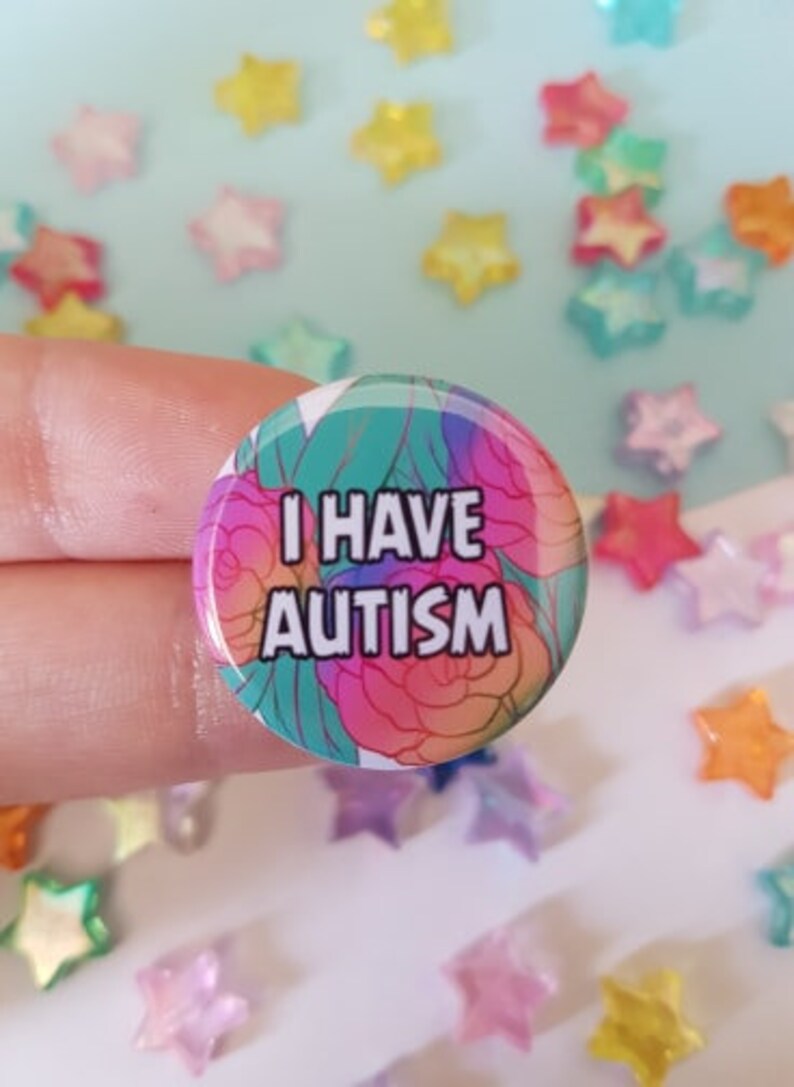 Quote / Pin Badge / Anxiety / Autism / Button Badge / Geek / Etsy