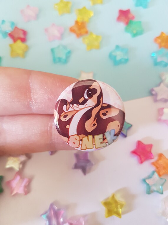 Snake / Ball Python / Snek / Pin Badge / Button Badge / Geek / | Etsy