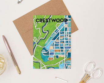 Crestwood Neighborhood Greeting Card