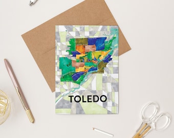 Toledo Neighborhoods Greeting Card