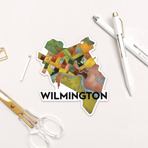 Wilmington DE Neighborhoods Sticker