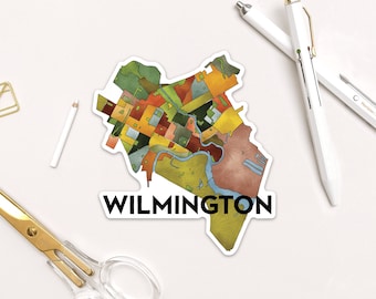 Barrios de Wilmington DE Pegatina