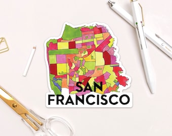 San Francisco Neighborhoods Sticker