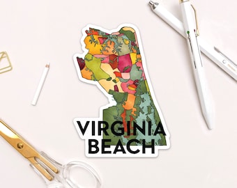 Virginia Beach Neighborhoods Sticker