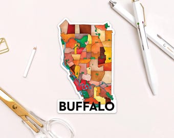 Pegatinas de los barrios de Buffalo
