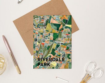 Barrio de Riverdale Park Tarjetas de felicitación