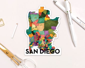 San Diego Neighborhoods Sticker