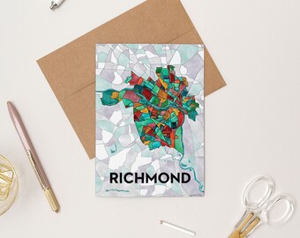 Richmond Neighborhoods Greeting Card