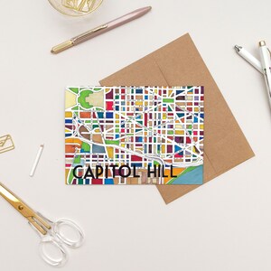 Capitol Hill Neighborhood Greeting Card