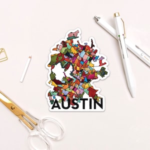 Austin Neighborhoods Sticker