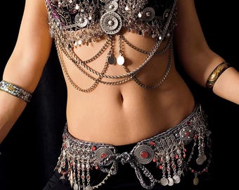 ベリーダンス　トライバル　フュージョン　ベルト トライバルフュージョンベルト | ジプシーベルト | ベリーダンスコイン