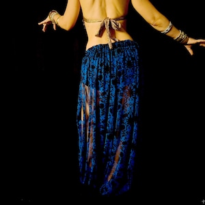 Bellydance Costume, Lace Slit Harem Pants, Harem pants women,  Bellydance pantaloons, Open hip  costume, cut out leg harem pant,