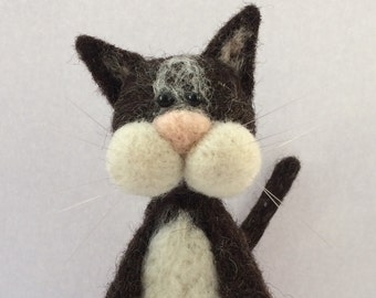 Black cat needle felt kit ( starter kit)