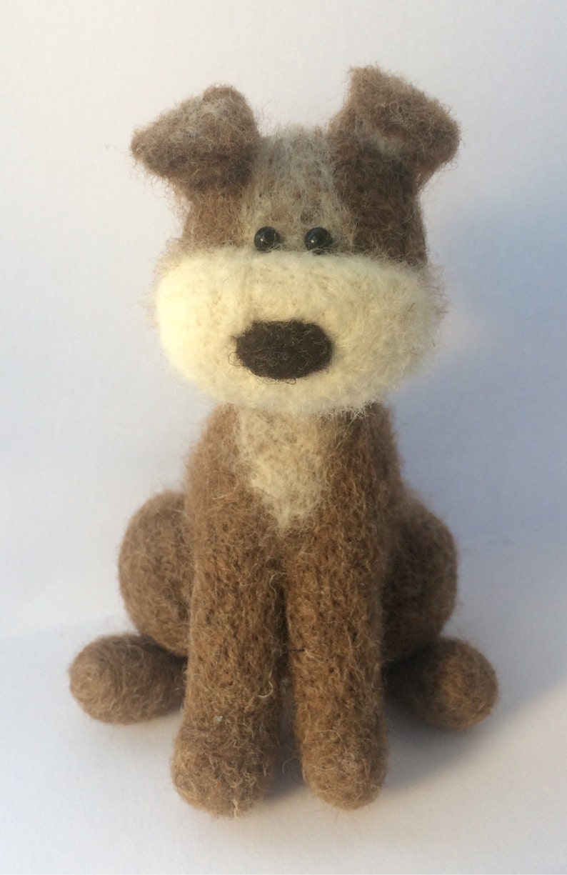 Black Dog Needle Felt Kit Starter Kit Etsy UK
