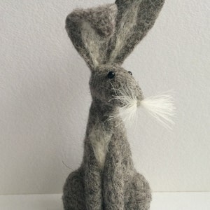 Grey hare needle felt kit ( starter kit )