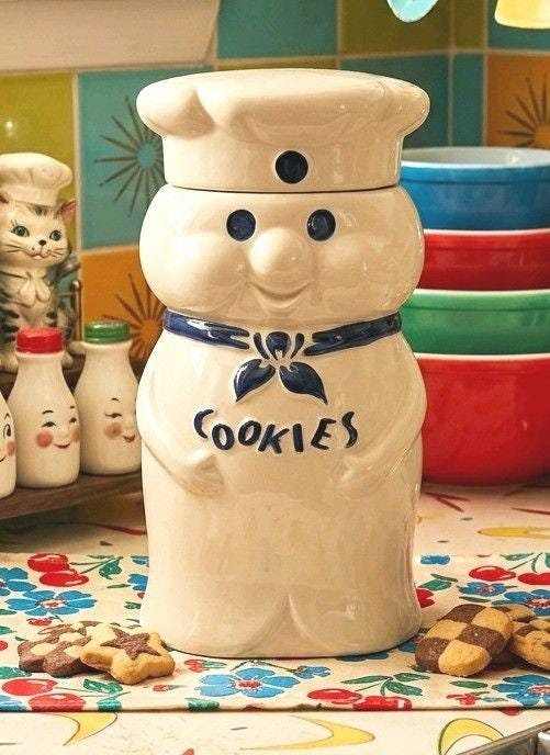 Pillsbury Doughboy Cookie Jar - Etsy Norway