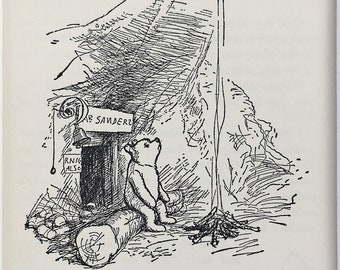 Winnie the Pooh Name Print - Etsy UK