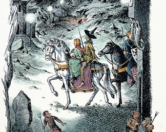 Narnia - The Silver Chair Large Mounted Colour Print