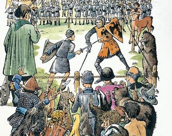 Narnia - Prince Caspian Large Mounted Colour Print