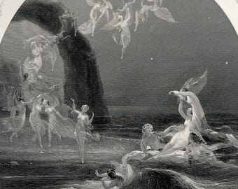 ウィリアム シェイクスピアのアンティーク プリント 10 枚 - 1880 年頃