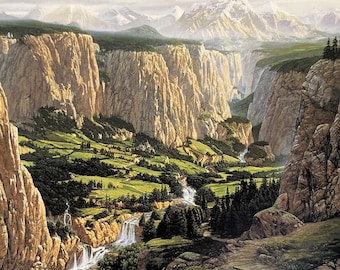 Lord of The Rings Colour Print - Tolkien - Middle Earth - Ted Nasmith