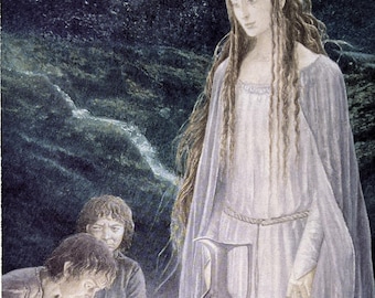 Lord of The Rings Colour Print - Tolkien - Middle Earth - Alan Lee