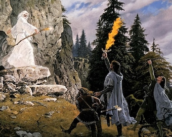 Lord of The Rings Colour Print - Tolkien - Middle Earth - Ted Nasmith