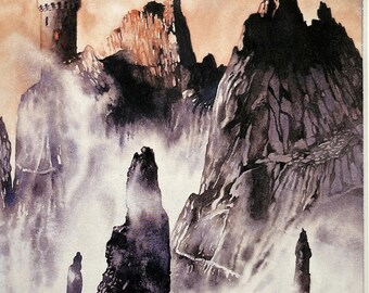 Lord of The Rings Colour Print - Tolkien - Middle Earth - Robert Goldsmith
