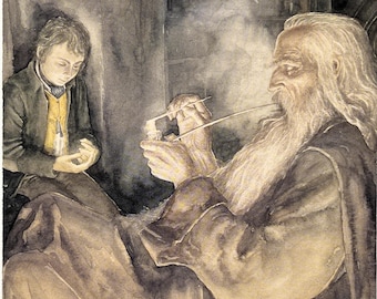 Lord of The Rings Colour Print - Tolkien - Middle Earth - Alan Lee