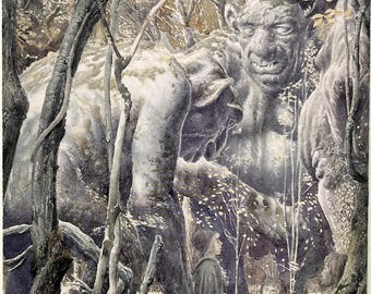 Lord of The Rings Colour Print - Tolkien - Middle Earth - Alan Lee