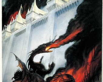 Lord of The Rings Colour Print - Tolkien - Middle Earth - John Howe