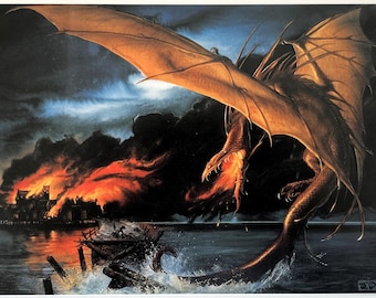 Lord of The Rings Colour Print - Tolkien - Middle Earth - John Howe