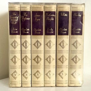 Systrarna Brontë - Komplett set med sex (6) volymer från 1950-talet